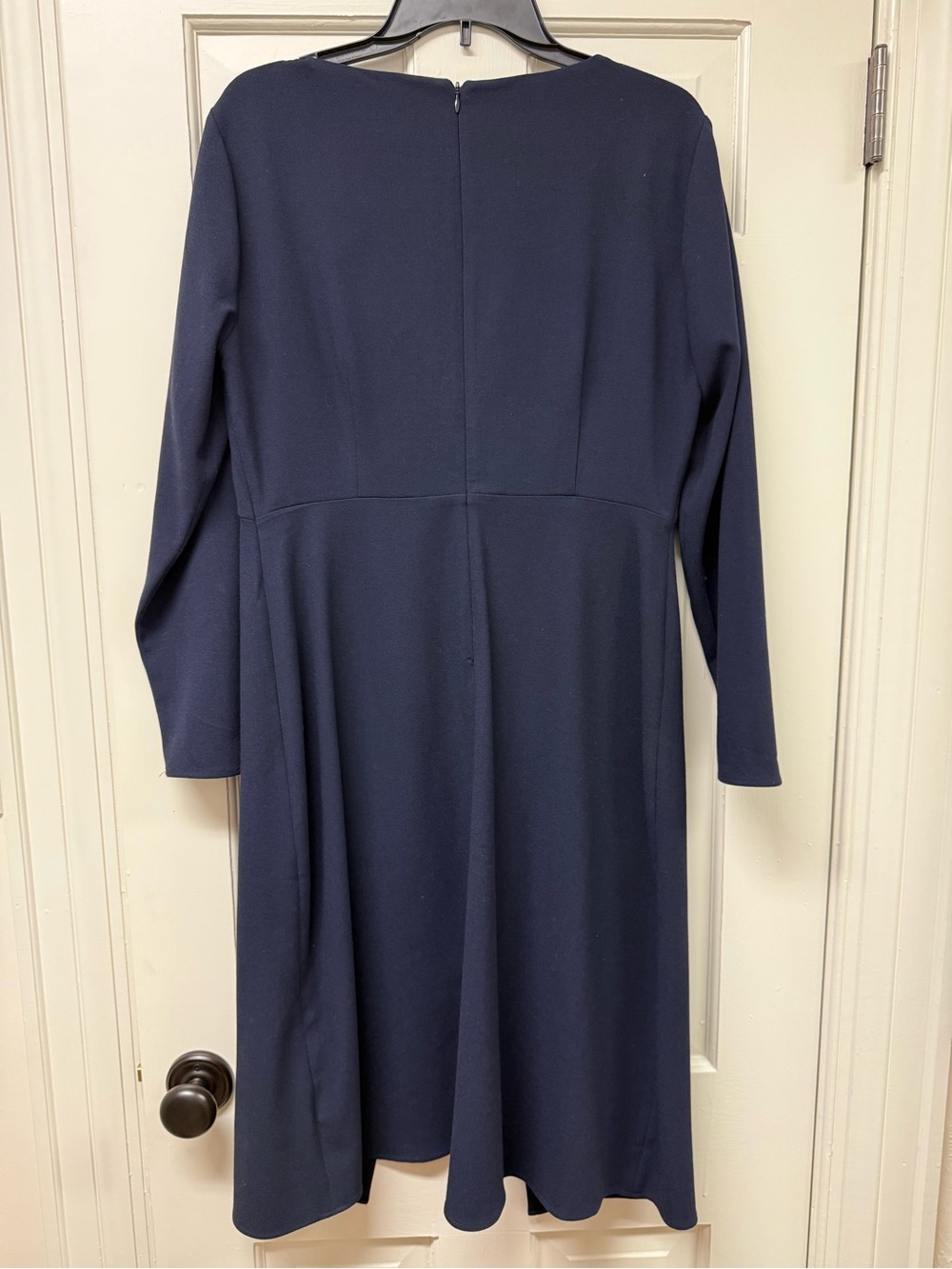 Seraphine Maternity Navy Long-Sleeve Dress